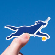 Softball Sticker - Softball Dog