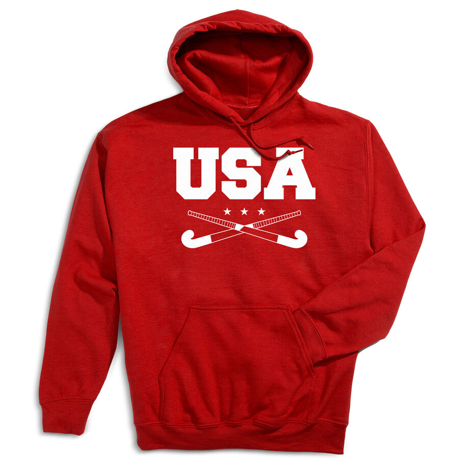Field Hockey Hooded Sweatshirt - USA Field Hockey - Personalization Image