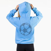 Soccer Hooded Sweatshirt - Soccer Words (Back Design)