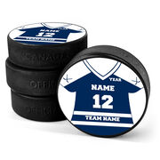Personalized Hockey Jersey Hockey Puck