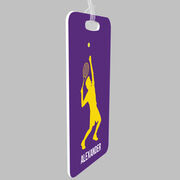 Tennis Bag/Luggage Tag - Personalized Guy Tennis Player