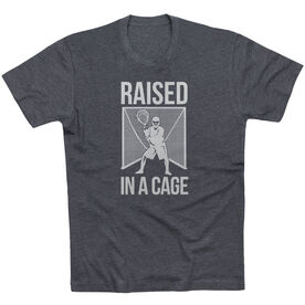 Lacrosse Short Sleeve T-Shirt - Raised In a Cage