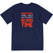 Wrestling Short Sleeve Performance Tee - Blood Time