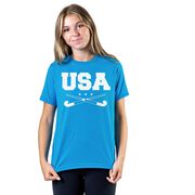 Field Hockey T-Shirt Short Sleeve - USA