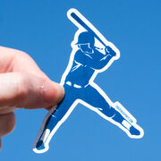 Softball Sticker - Softball Player