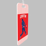 Baseball Bag/Luggage Tag - Personalized Baseball Player Guy