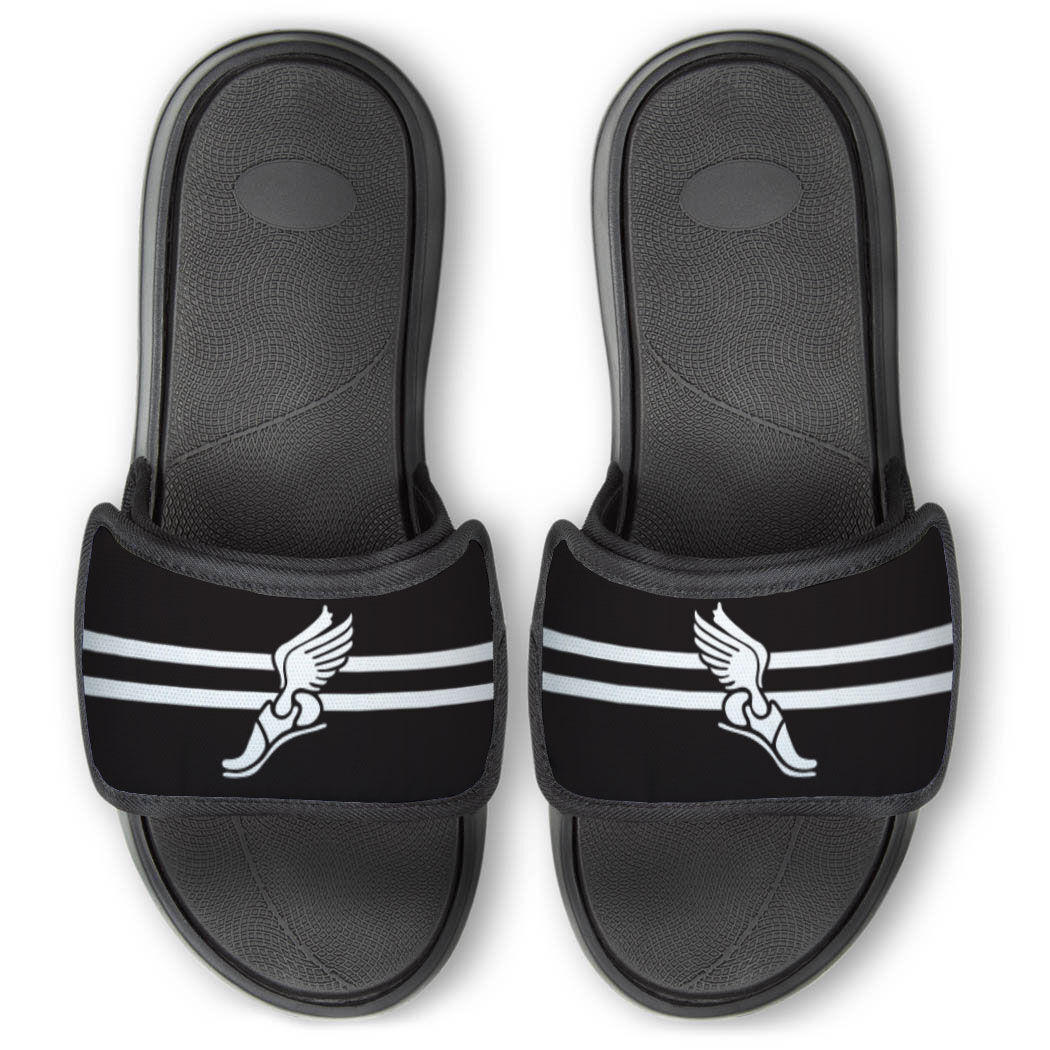 crystal clear sporty slide sandals