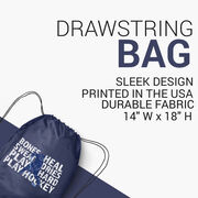 Hockey Drawstring Backpack - Bones Heal Hockey