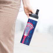 Guys Lacrosse Water Bottle - Lacrosse Stick