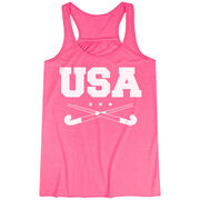 Field Hockey Flowy Racerback Tank Top - USA Field Hockey