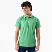 Guys Lacrosse Short Sleeve Polo Shirt - Lacrosse Santa