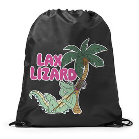 Guys Lacrosse Drawstring Backpack - Lax Lizard