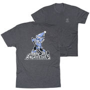 Hockey Short Sleeve T-Shirt - South Pole Angry Elves (Back Design)