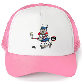 Seams Wild Hockey Trucker Hat - Bobby Ice