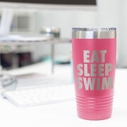 Swimming 20 oz. Double Insulated Tumbler - Eat Sleep Swim