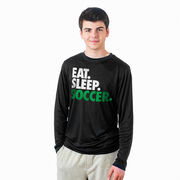 Soccer Long Sleeve Performance Tee - Eat. Sleep. Soccer.