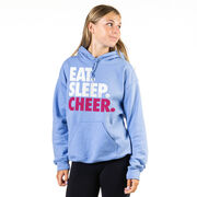 Cheerleading Hooded Sweatshirt - Eat Sleep Cheer