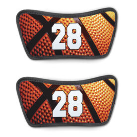 Basketball Repwell&reg; Sandal Straps - Custom Basketball Number