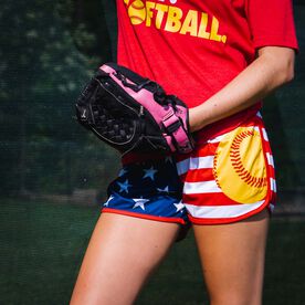Patriotic Softball Shorts