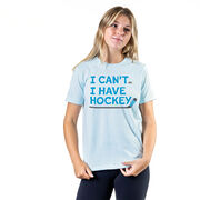  Hockey Short Sleeve T-Shirt - I Can't. I Have Hockey.