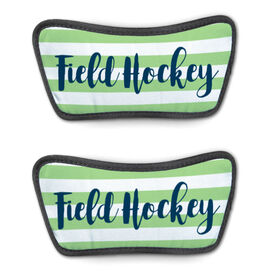 Field Hockey Repwell&reg; Sandal Straps - Field Hockey With Stripes