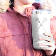 Guys Lacrosse 20 oz. Double Insulated Tumbler - Crossed Sticks Icon