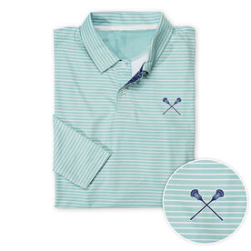 Guys Lacrosse Long Sleeve Polo Shirt - Ashton