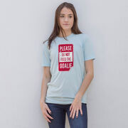 Short Sleeve T-Shirt - Don’t Feed The Goalie