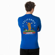 Guys Lacrosse Tshirt Long Sleeve - California Lacrosse (Back Design)