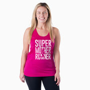 Women's Racerback Performance Tank Top - Super Mother Runner
