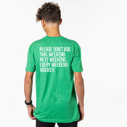 Hockey Short Sleeve T-Shirt - All Weekend Hockey (Back Design)