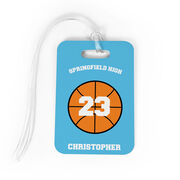 Basketball Bag/Luggage Tag - Basketball Team Ball
