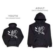 Hockey Hooded Sweatshirt - Dangle Snipe Skelly