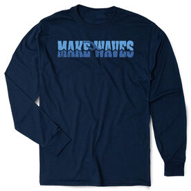 Swimming Tshirt Long Sleeve - Make Waves