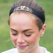 Athletic Juliband Non-Slip Headband - Tiara (Gold)
