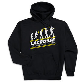 Guys Lacrosse Hooded Sweatshirt - Evolution of Lacrosse