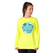 Pickleball Long Sleeve Performance Tee - Serve's Up