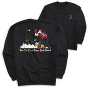 Baseball Crewneck Sweatshirt - How The Pinch Stole Home (Back Design)