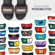 Football Repwell&reg; Sandal Straps - Football Texture