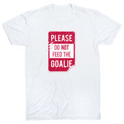 Hockey Short Sleeve T-Shirt - Don't Feed The Goalie