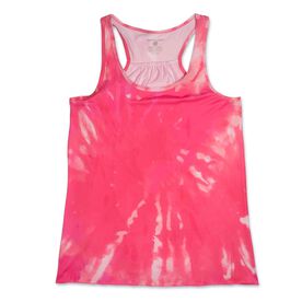 RunTechnology&reg; Performance Tank Top - Pink Sunset Tie-Dye