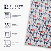 Baseball Short Sleeve Polo - Americana