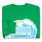 Volleyball Crewneck Sweatshirt - Serve's Up