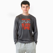 Wrestling Long Sleeve Performance Tee - Blood Time