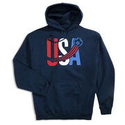 Soccer Hooded Sweatshirt - USA Patriotic