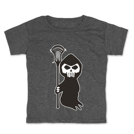 Guys Lacrosse Toddler Short Sleeve Shirt - Lacrosse Reaper