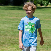 Baseball Short Sleeve Performance Tee - Feelin' Lucky Baseball