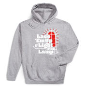 Hockey Hooded Sweatshirt - Lace 'Em Up And Light The Lamp