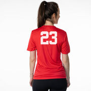 Hockey Short Sleeve Performance Tee - The Cold Never Bothered Me Anyway #HockeyMom