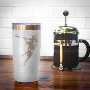 Guys Lacrosse 20 oz. Double Insulated Tumbler - Player Silhouette